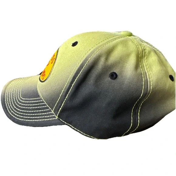 Bass Pro Shop Baseball Cap Adjustable Green Black Faded NEW Fishing Hat - Picture 7 of 10